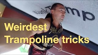 WEIRDEST TRAMPOLINE AND TRAMPWALL TRICKS EVER
