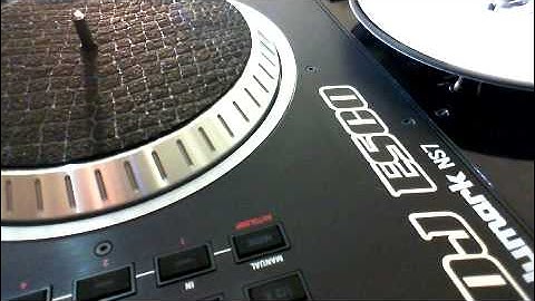 Numark NS7 Custom Slipmat Mod by DJ Esco
