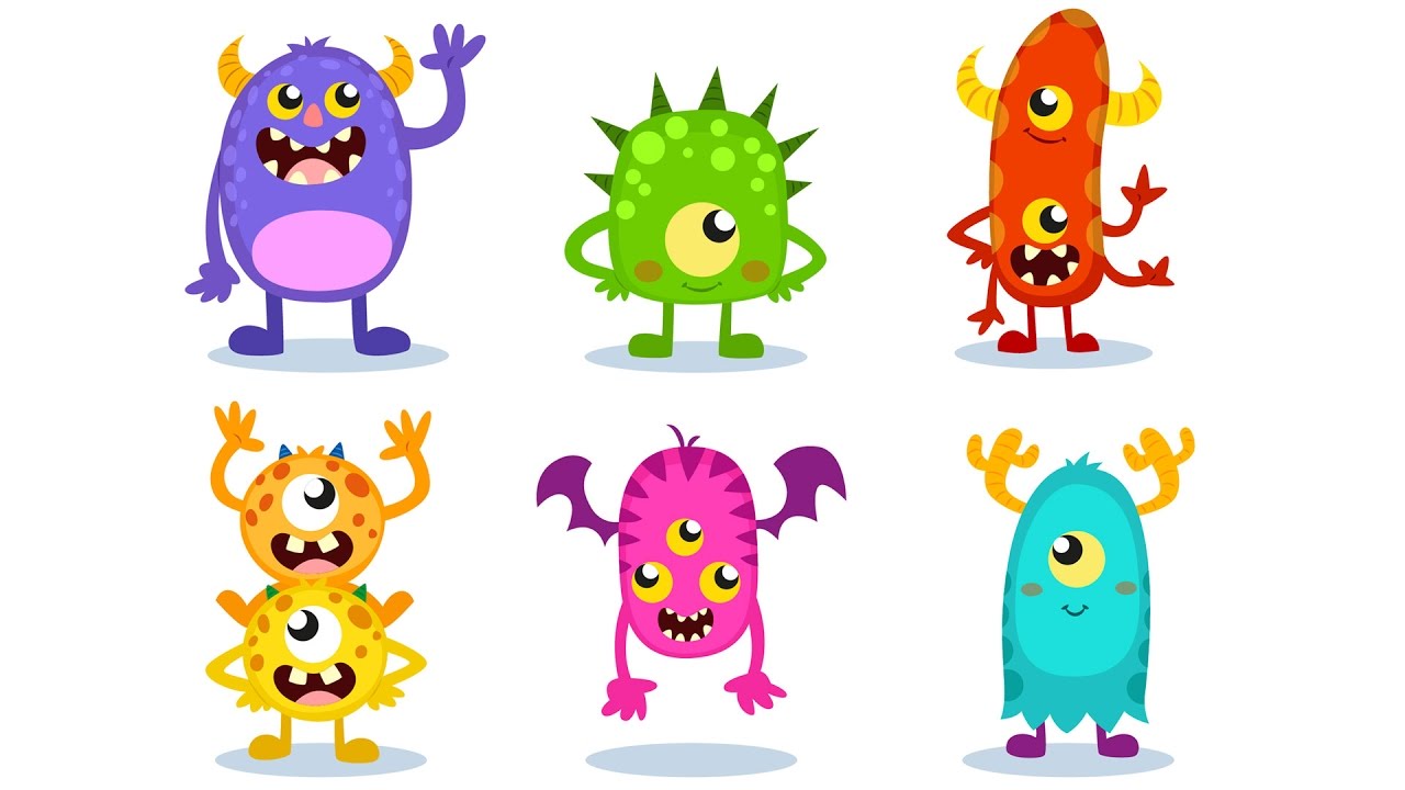 Learn Colors with Monster for Kids and Children Learn Colors ...