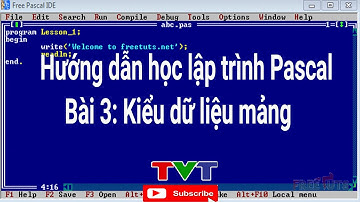 Hướng dẫn học kiểu dữ liệu mảng trong Pascal | Thủ thuật tin học