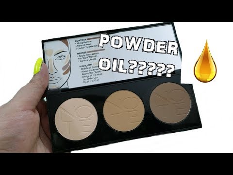 J. Note Perfecting Contour Kit Powder Palette Swatches & Review