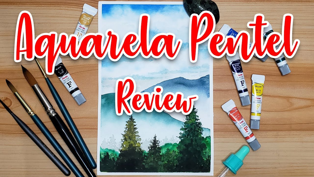 TESTANDO AQUARELA PENTEL | REVIEW