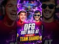 DFG GOT MAD AT 4 VS 4 BATTLE TEAM SAAHO #shorts #trending #viral