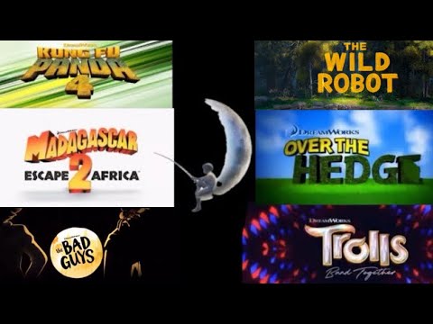 All Dreamworks Trailer Logos Including The Wild Robot