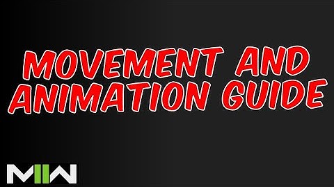 HOW TO WIN MW2 RANKED: MOVEMENT/ANIMATION GUIDE
