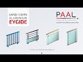 Eygide le gardecorps en aluminium pour toute architecture  paal concepteur gammiste