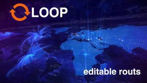 World Map Routes After Effects Template