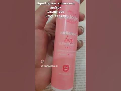 aqualogica watermelon sunscreen review