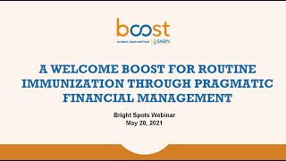 Welcome Boost for Routine Immunization Through Pragmatic Financial Management