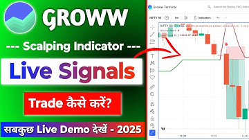 How to trade Groww SuperTrend | Groww me SuperTrend indicator Live | Buy or Sell signal ✅