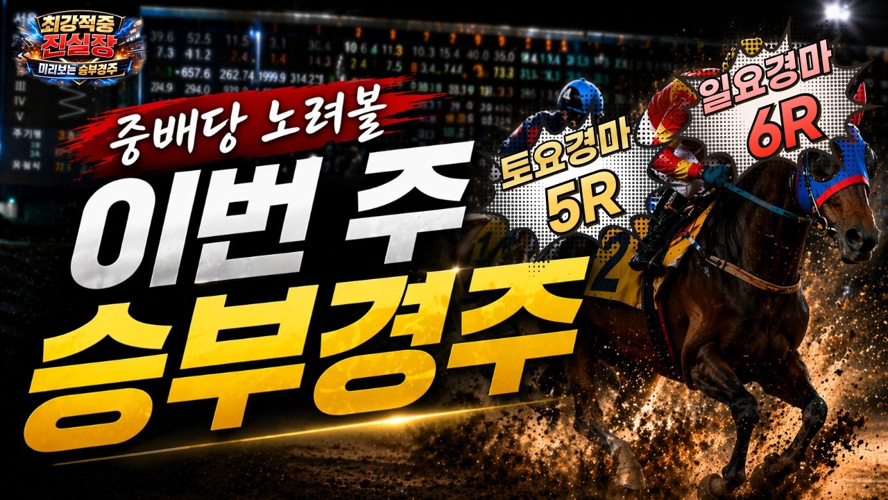 [경마] "과감한선택" 조교우수마 축놓고!! 국5등급/국4등급 인기마/장거리경주!! 축에대한 믿음이 적중을 만든다.