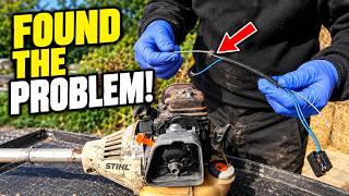 Stihl Combi Weed Eater Throttle Cable Replacement