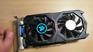 Снятие радиатора и тест китайской видеокарты graphicsplayer с чипом Nvidia Geforce gtx 750 ti