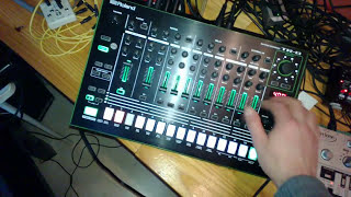 Roland TR-8 hardcore bassdrum distortion