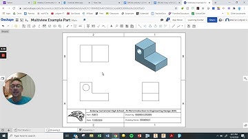 Creating a Multiview Drawing in OnShape