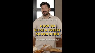 How to slice and freeze sourdough bread when you have too much