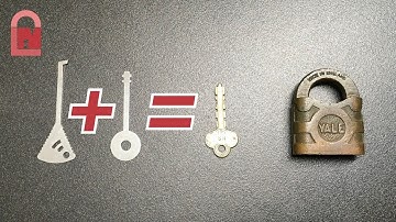 2 Picks = 1 Key: Yale Warded Lever Padlock Picked