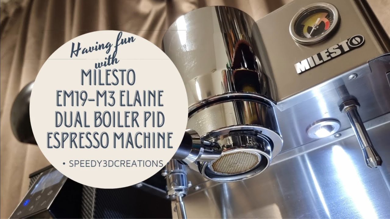 Work Flow Milesto Elaine M3 Espresso Machine EM19 M3 YouTube