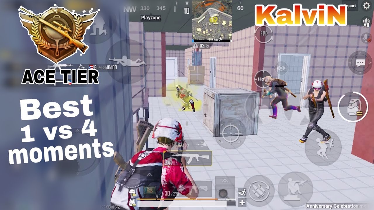 Best squad wipe compilation | PUBG MOBILE IS 1 vs 4 moments | Kalvin ...