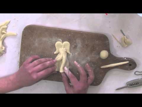 Video: How To Make A Salt Dough Pendant Angel