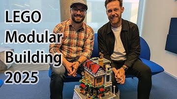 LEGO Modular Building 2025 Tudor Corner: Designer Interview!