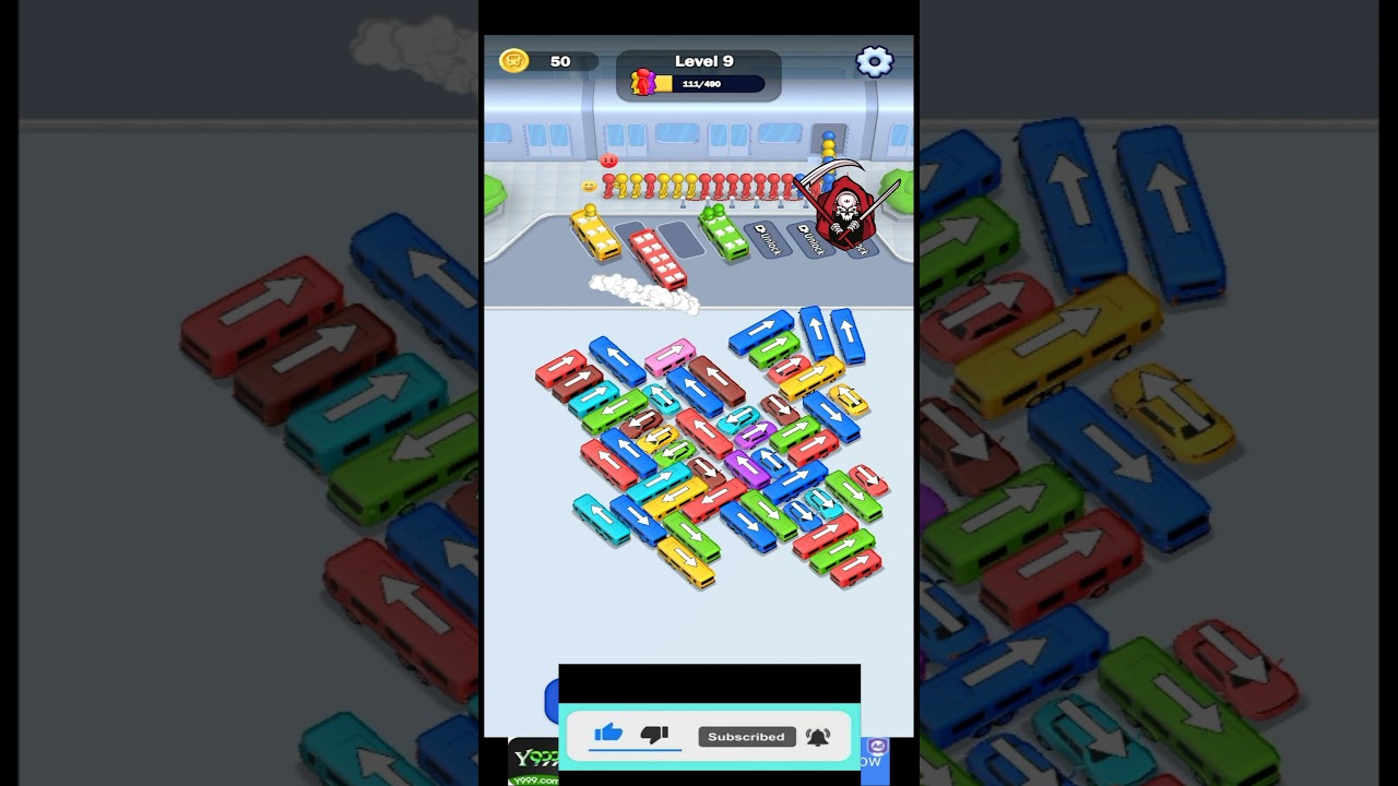 Car Jam 3D - 3D Car Jam - Level 9 1 - Car Game - Car Racing Game - Car Sort Game 