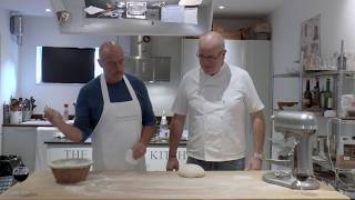 Richard Bertinet gives David Trick a lesson in doughnuts!