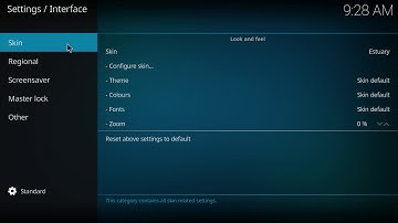 Change skin on Kodi 17 to Confluence skin.