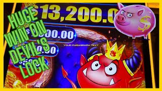 Progressive won on Devils Lock Slot Machine #highlimit #slotwin
