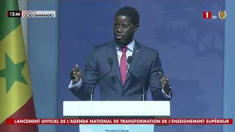 Discours poignant de Diomaye au Lancement officiel de l'ANTESRI 2050 "Le PM SONKO m'a dit hier…"