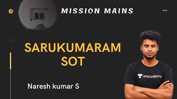 Sarukumaram SOT || Mr.Naresh kumar || Mission Mains|| Reasoning