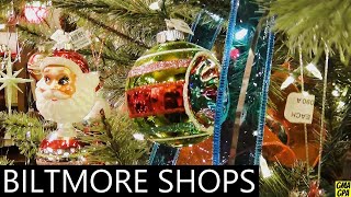 Shopping at the Biltmore House & Gardens Estate Shops Christmas 2021 - Toys, Tees, & Trees!