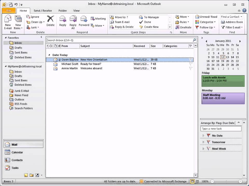 Outlook 2010 Exploring The Ribbon YouTube Outlook 2010 Exploring The Ribbon YouTube