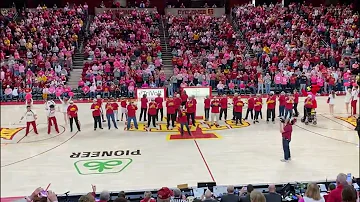 Green Hills Retirement Center does the Juicy Wiggle at Hilton Coliseum