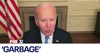 Biden calls Trump supporters 'garbage' during virtual event screenshot 3