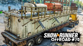 SNOWRUNNER #30: SCHWERTRANSPORT geglückt - und trotzdem eine Katastrophe | OFFROAD Simulation