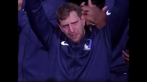 Dirk Nowitzki Breaks Into Tears After Spurs Tribute Video In Last Game After Announcing Retirement