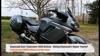 Kawasaki Concours 1400 Review - Riding Kawasaki's Gen 1 Hyper-Tourer!