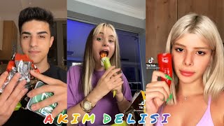 Labneli Cipsli Biber Yeme Akımı Tiktok Çok Komi̇k Tepki̇ler Var