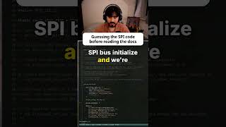 Guessing the SPI bus setup before reading the docs