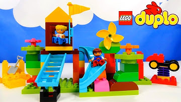LEGO DUPLO 10864 My First Large Playground Brick Box. ЛЕГО Дупло 10864 Большая игровая площадка.