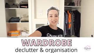 Client bedroom declutter and organisation reveal