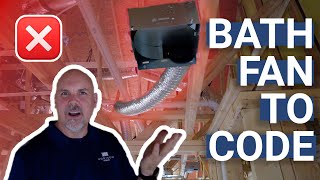 CodeBuilt Bathroom Ventilation | DOOMED to FAIL