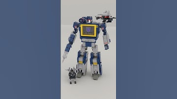 LEGO 10358 Transformers Soundwave Transforming Animation #lego