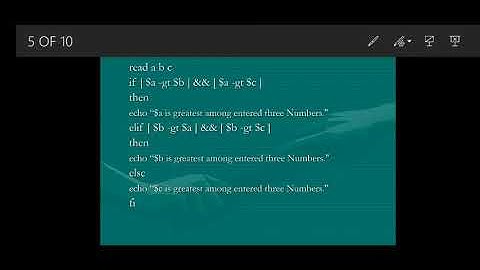 Shell programming Decision Control Statement Part 2