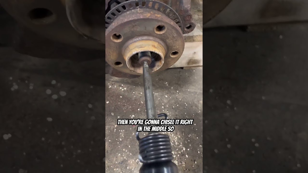 Removing A Seized CV Axle Cartips Mechanic Backyardmechanic