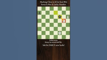 Hacking Chess #36 - Knight and Rook Pawn Endgame #shorts #chess #endgame #hacks #youtube #trending