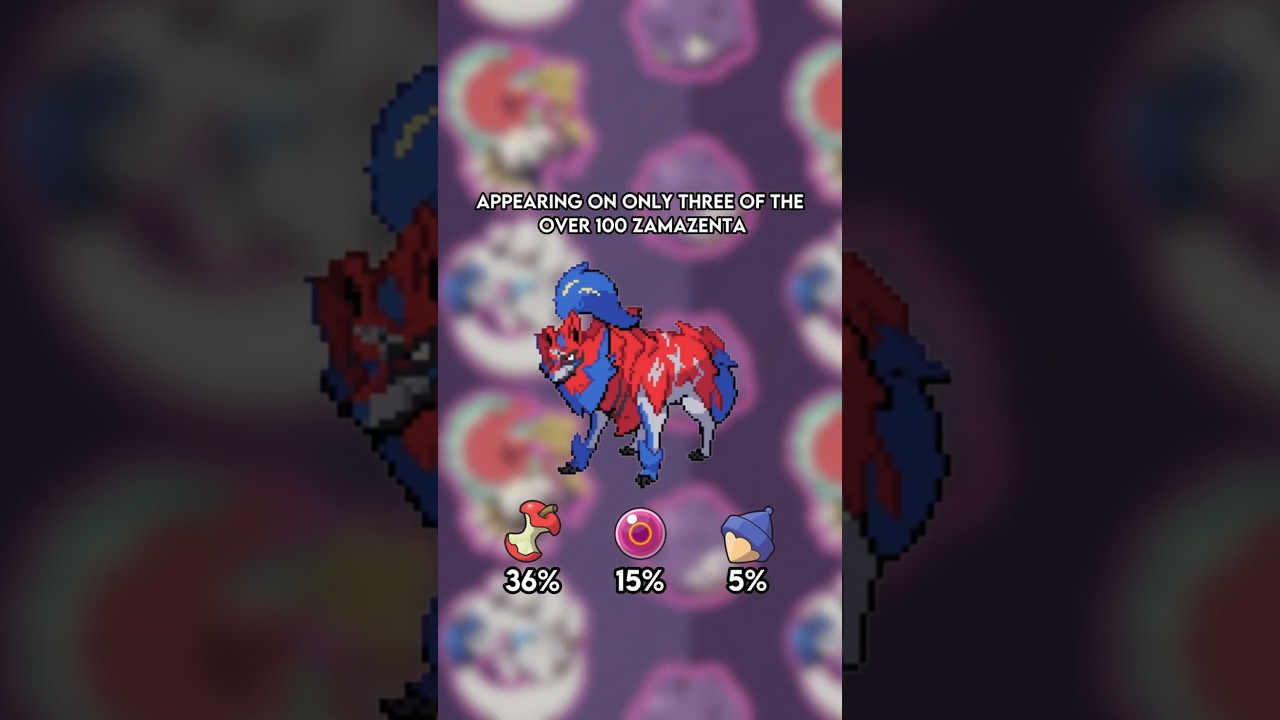 This Zamazenta had WHAT item?
