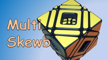 Unboxing: Multi-Skewb by Brandon Enright & Gregoire Pfennig - 3D printed puzzle.