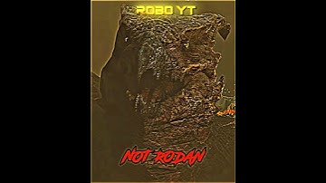 RODAN IS FEARLESS 🔥 #shorts #fyp #godzilla #monsterverse